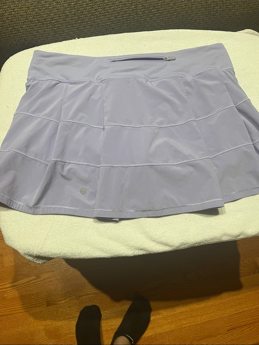 lululemon athletica Lavender Performance Skort with Zip Pocket